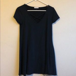 Dark grey/blue dress with cross on chest